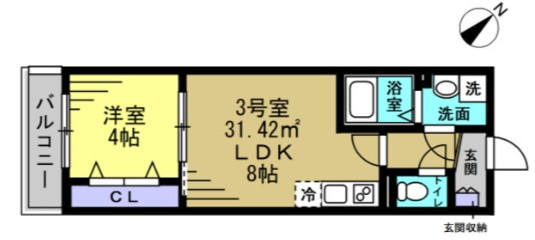 Eriuの間取り