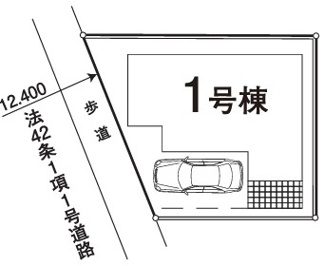 【区画図】 | 立川市羽衣町２丁目　仲介手数料無料