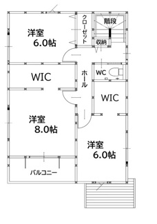 【間取り】 | 北九州市八幡西区下上津役4丁目3期1号棟