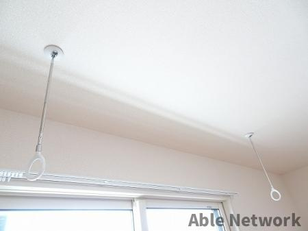 フォレストメゾン堀割の設備|雨の日でも便利な室内物干し付きです！