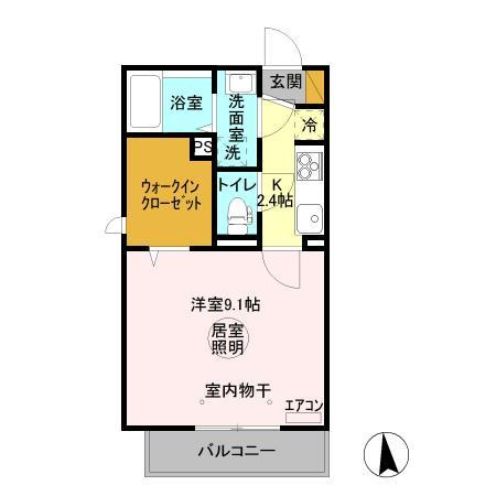 フォレストメゾン堀割の間取り