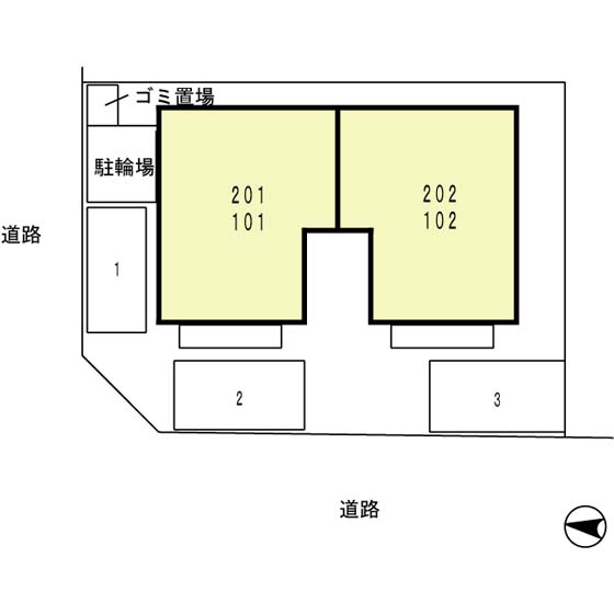 モンソレイユの区画図|モンソレイユ
