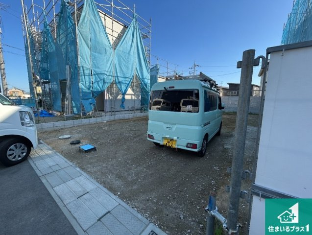1(土)2(日)現地案内可能！　香芝市上中　の外観|建築中ですが現地を見ると分かる事もございますので、ぜひ一度現地をご覧ください。