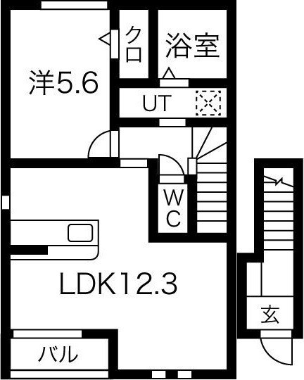 アスガルドB棟の間取り