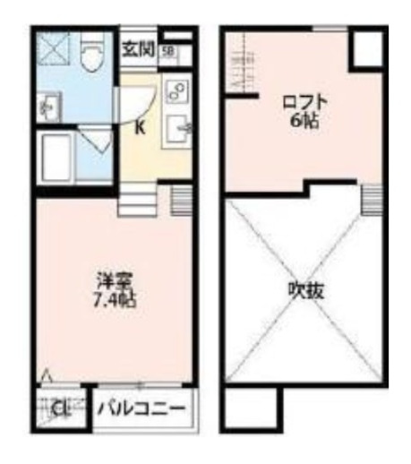 フリーハンド松戸の間取り