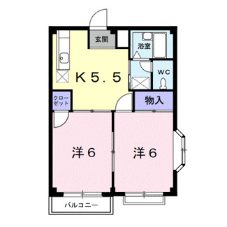 【間取り】 | エルシャトウ吉備Ⅰ