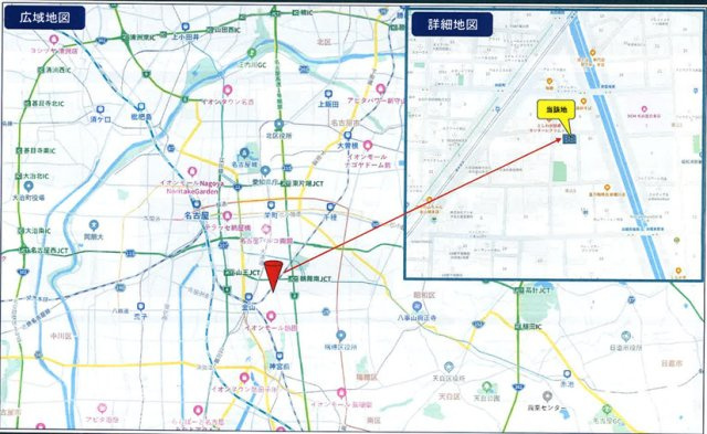 名古屋市中区金山五丁目（北棟）　事務所・倉庫の地図