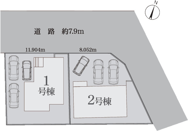 日進市梅森町｜名古屋市の戸建ならホームアップの区画図