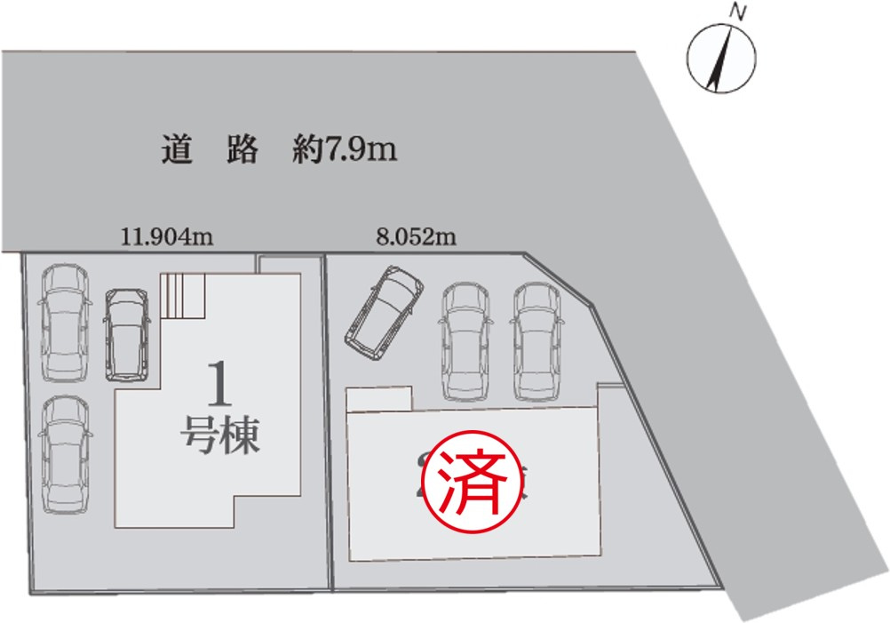 日進市梅森町｜名古屋市の戸建ならホームアップの区画図