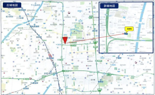 名古屋市西区幅下二丁目　事務所・倉庫の地図