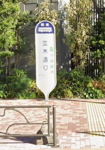 中野区東中野１丁目の事務所の周辺