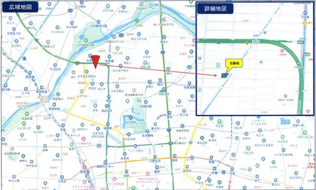 名古屋市西区笠取町四丁目　事務所・倉庫の地図