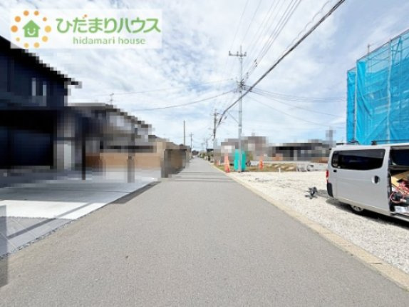 【前面道路含む現地写真】 | 常総市水海道諏訪町第3　新築戸建　3号棟 | 閑静な住宅地で叶える静かな暮らし(^^)/