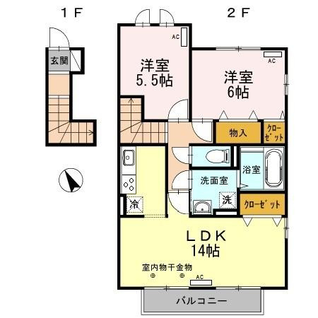 【間取り】 | イーストコテージ