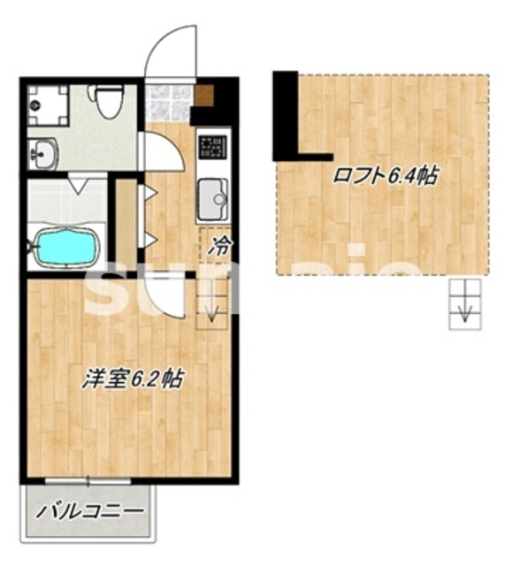 Prairie Un 大宮の間取り|間取図です。