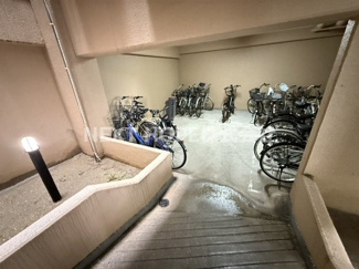 【駐輪場】 | 武庫之荘フレックス | 駐輪場です♪雨にも濡れず、大切な自転車を守ってくれます！！