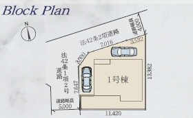 海老名市国分北7期の区画図