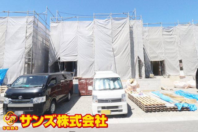 郡山市田村町東山１丁目1期　　　２号棟　　　守山小学校、守山中学区の外観|南側から見た外観