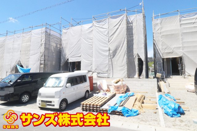 郡山市田村町東山１丁目1期　　　２号棟　　　守山小学校、守山中学区の外観|南東側から見た外観