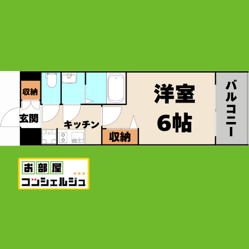 ディアレイシャス上前津の間取り