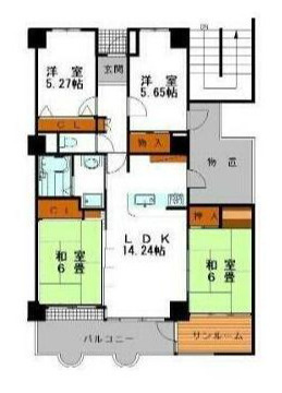 シャトーブランシェの間取り