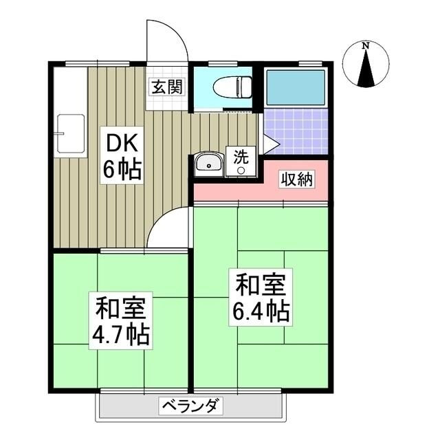 サンシティハイツ北本の間取り