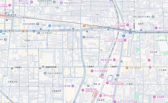 ●31(土)1(日)現地案内可能！　奈良市大宮町　新築一戸建ての地図