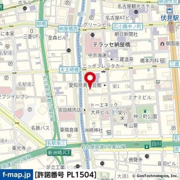 ハイツサンライズの地図