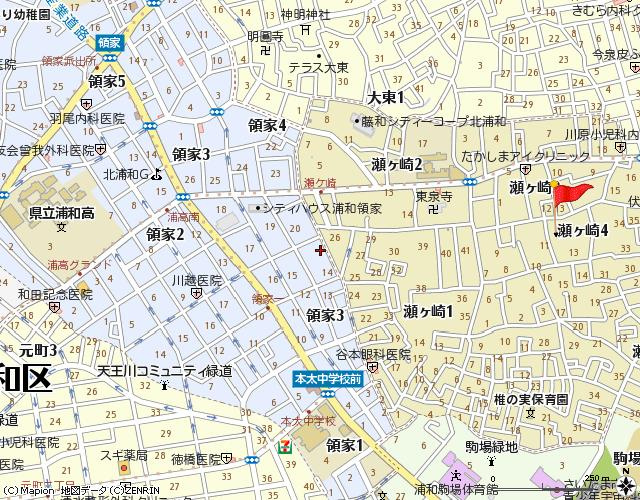 第1武笠ビルの地図