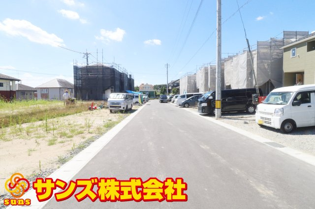 郡山市田村町東山１丁目第1　　　４号棟　　　守山小学校、守山中学区の外観|南側前面道路