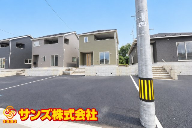 郡山市田村町東山１丁目第1　　　４号棟　　　守山小学校、守山中学区の外観|南側前面道路