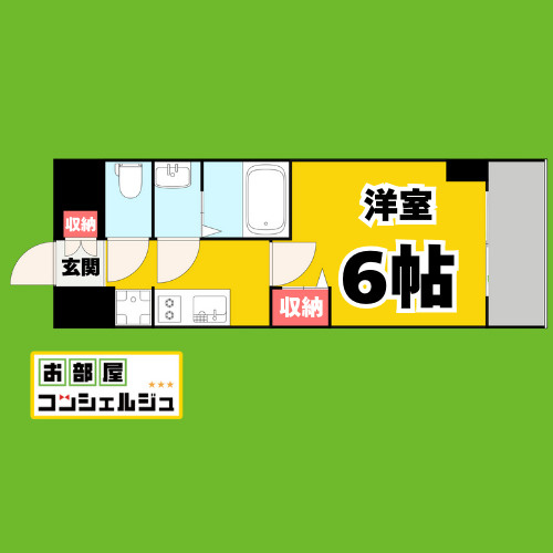 ディアレイシャス名古屋浄心の間取り