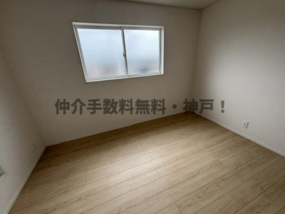 【洋室】 | 神戸市西区池上5丁目 　新築戸建3号棟　仲介手数料無料！ | スタンダードな洋室です