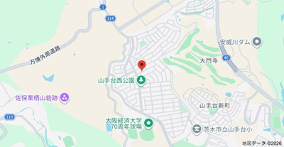 【地図】 | 山手台６丁目一戸建て