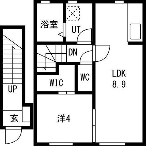 Sun field (サンフィールド)Dの間取り