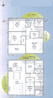 【間取り】 | 神戸市西区池上5丁目 　新築戸建4号棟　仲介手数料無料！ | 西区池上5　新築4号棟　仲介手数料無料！