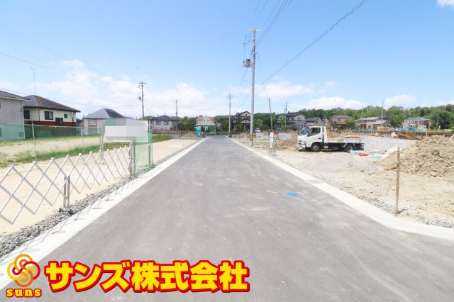 郡山市田村町東山１丁目第1　　　５号棟　　　守山小学校、守山中学区の外観|南側前面道路