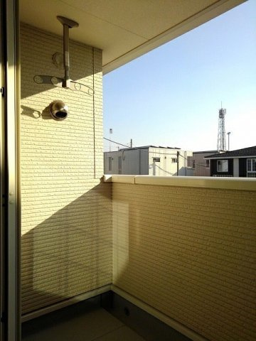 ミモザヴィレッジ弐番館のバルコニー