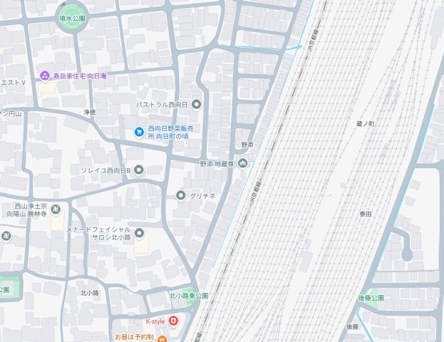 ★29(土)30(日)現地見学可能！★向日市上植野町野添　限定1邸の地図