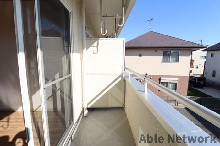 アーバンヒルズかしまⅠのバルコニー