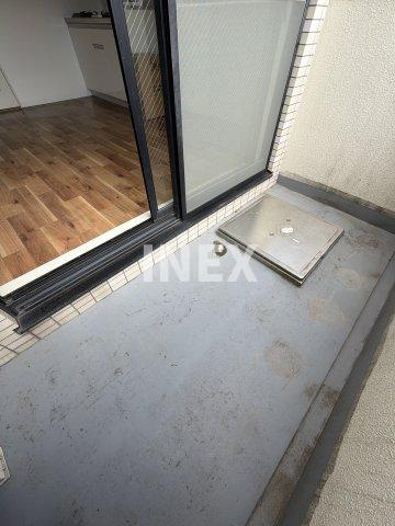 横浜市港北区大豆戸町の賃貸マンションのバルコニー