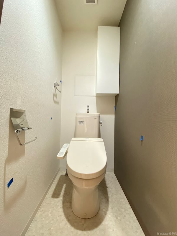 福岡市博多区千代４丁目の賃貸マンションのトイレ