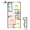 【間取り】 | ２ＬＤＫのお部屋！
