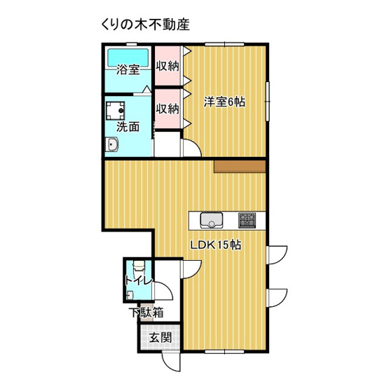 【間取り】 | Villa Grace 北日吉　B棟 | 1LDKのお部屋です