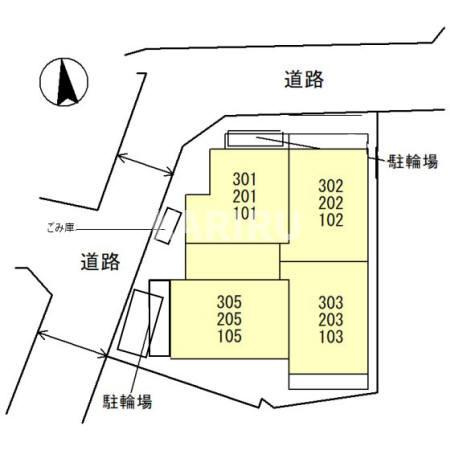 ドゥソレイユの区画図