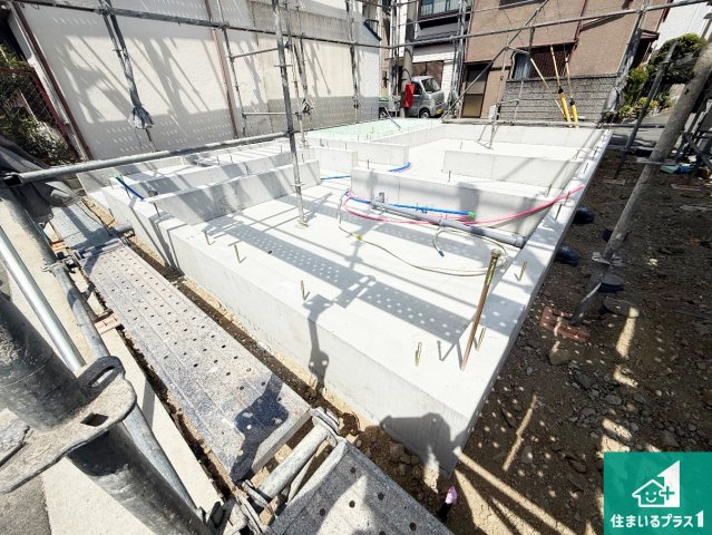 羽曳野市島泉　第2期　新築一戸建ての外観|現在建築中！落ち着いた街並みで新生活を始めることが出来そう！周辺の物件も併せてご紹介させて頂きます！