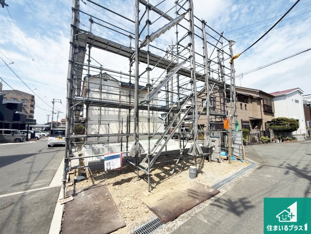 羽曳野市島泉　第2期　新築一戸建ての外観|現在建築中！落ち着いた街並みで新生活を始めることが出来そう！周辺の物件も併せてご紹介させて頂きます！
