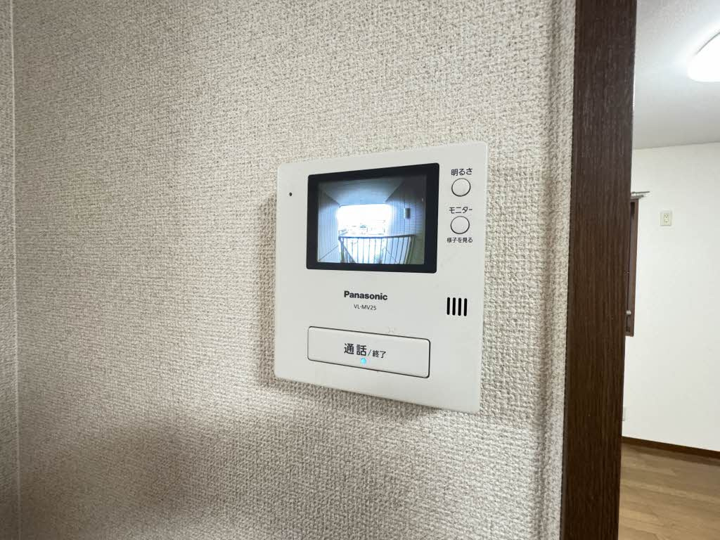 オーロラ・北野　Ｃ棟のセキュリティ|TVモニター付きで安心です☆