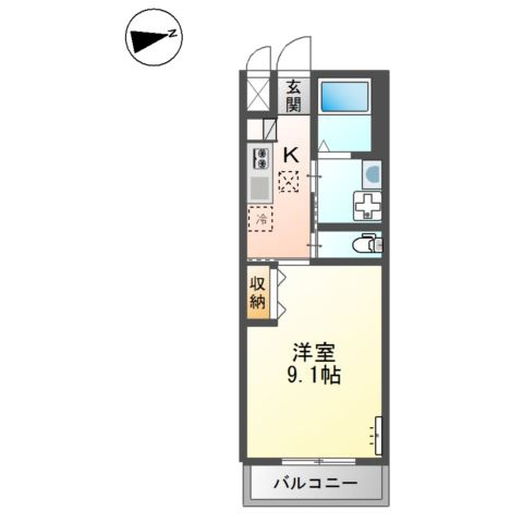 Cerezo（セレッソ）の間取り