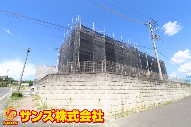 郡山市田村町東山１丁目第1　　　９号棟　　　守山小学校、守山中学区の外観|南西側から見た外観